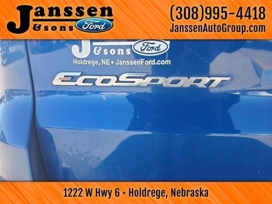2020 Ford EcoSport SE in Holdrege, McCook, North Platte, York, Larned, NE - Janssen Auto Group