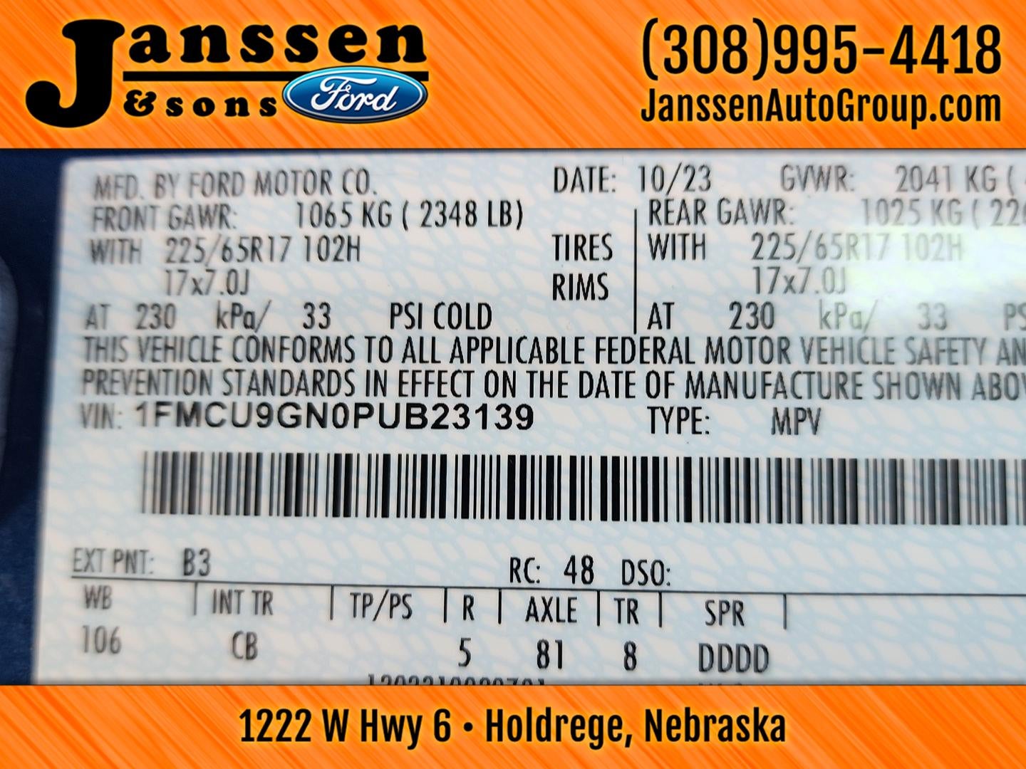 2023 Ford Escape Active