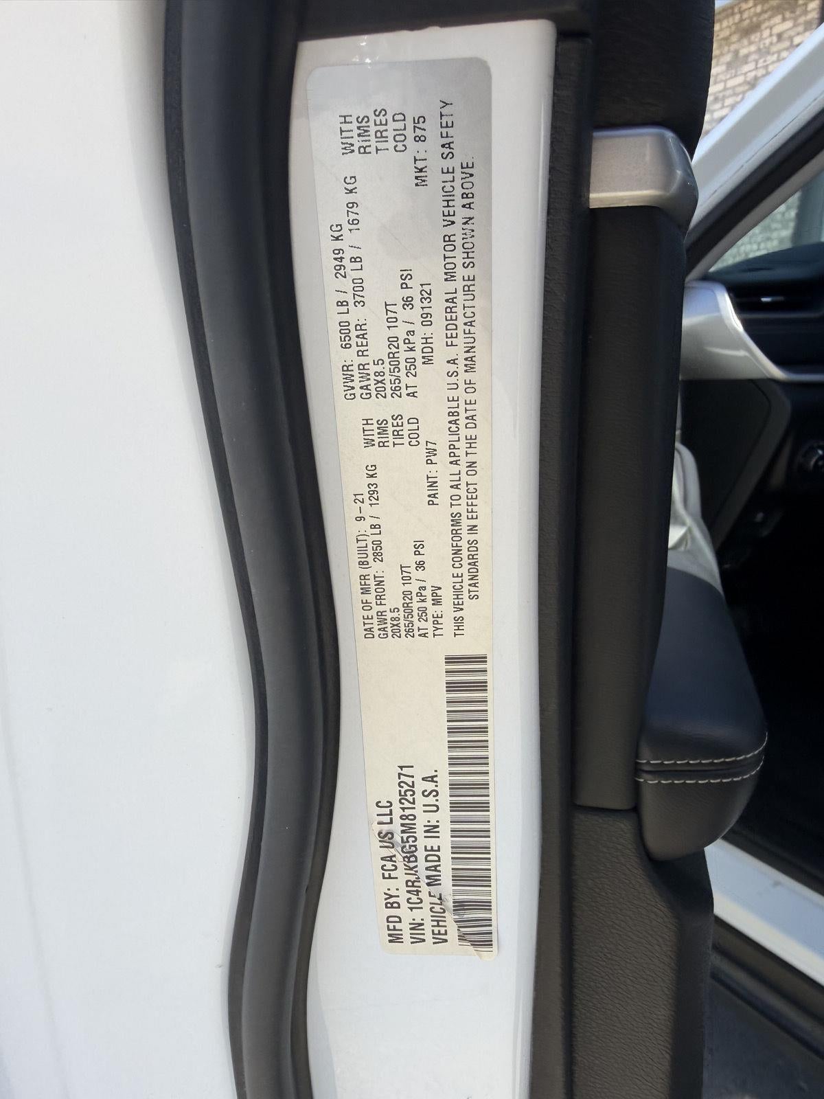 2021 Jeep Grand Cherokee L Limited