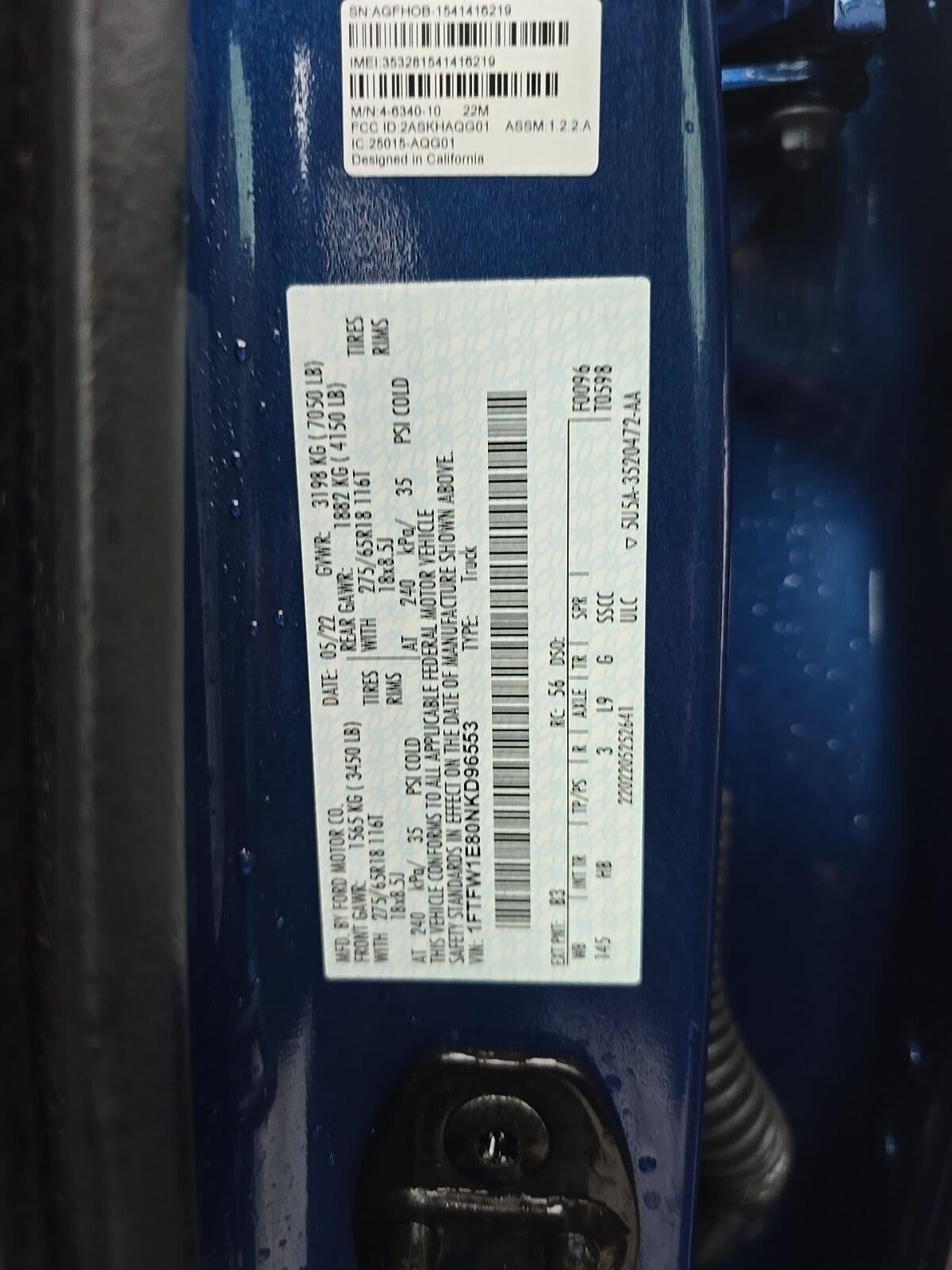 2022 Ford F-150 LARIAT