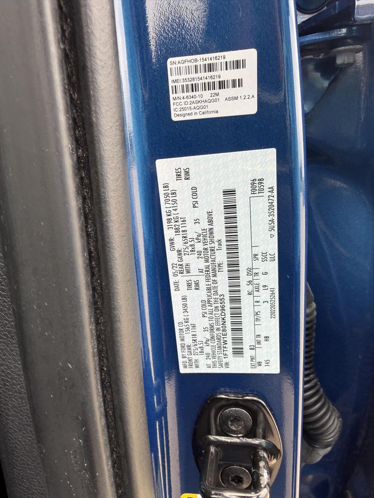 2022 Ford F-150 LARIAT