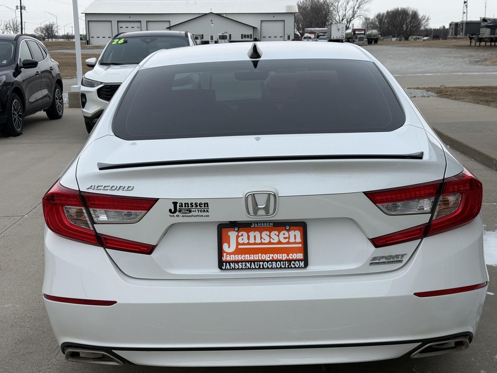 2022 Honda Accord Sedan Sport SE