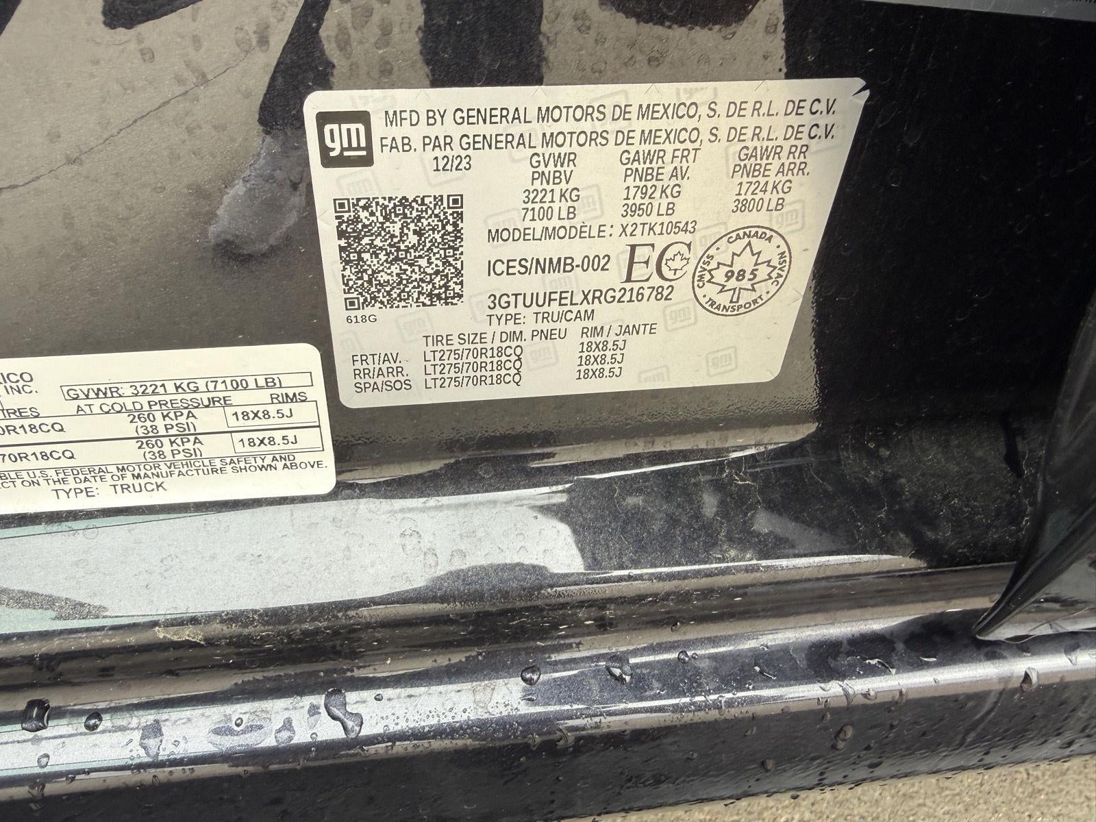 2024 GMC Sierra 1500 AT4X