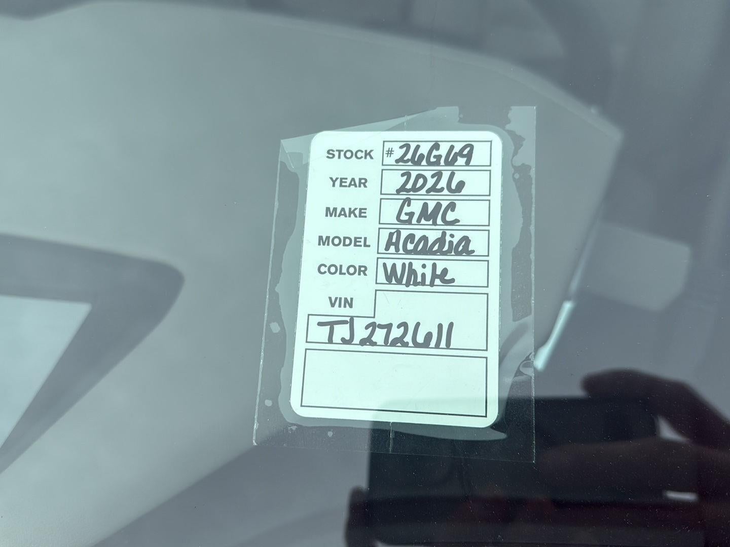 2026 GMC Acadia Elevation