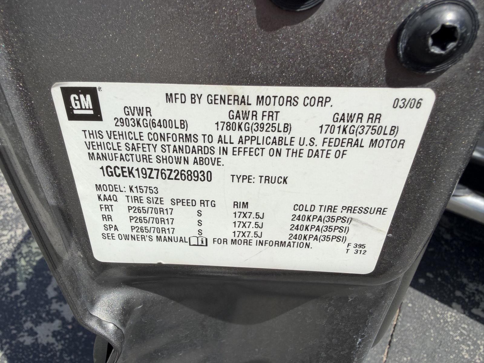 2006 Chevrolet Silverado 1500 LT1