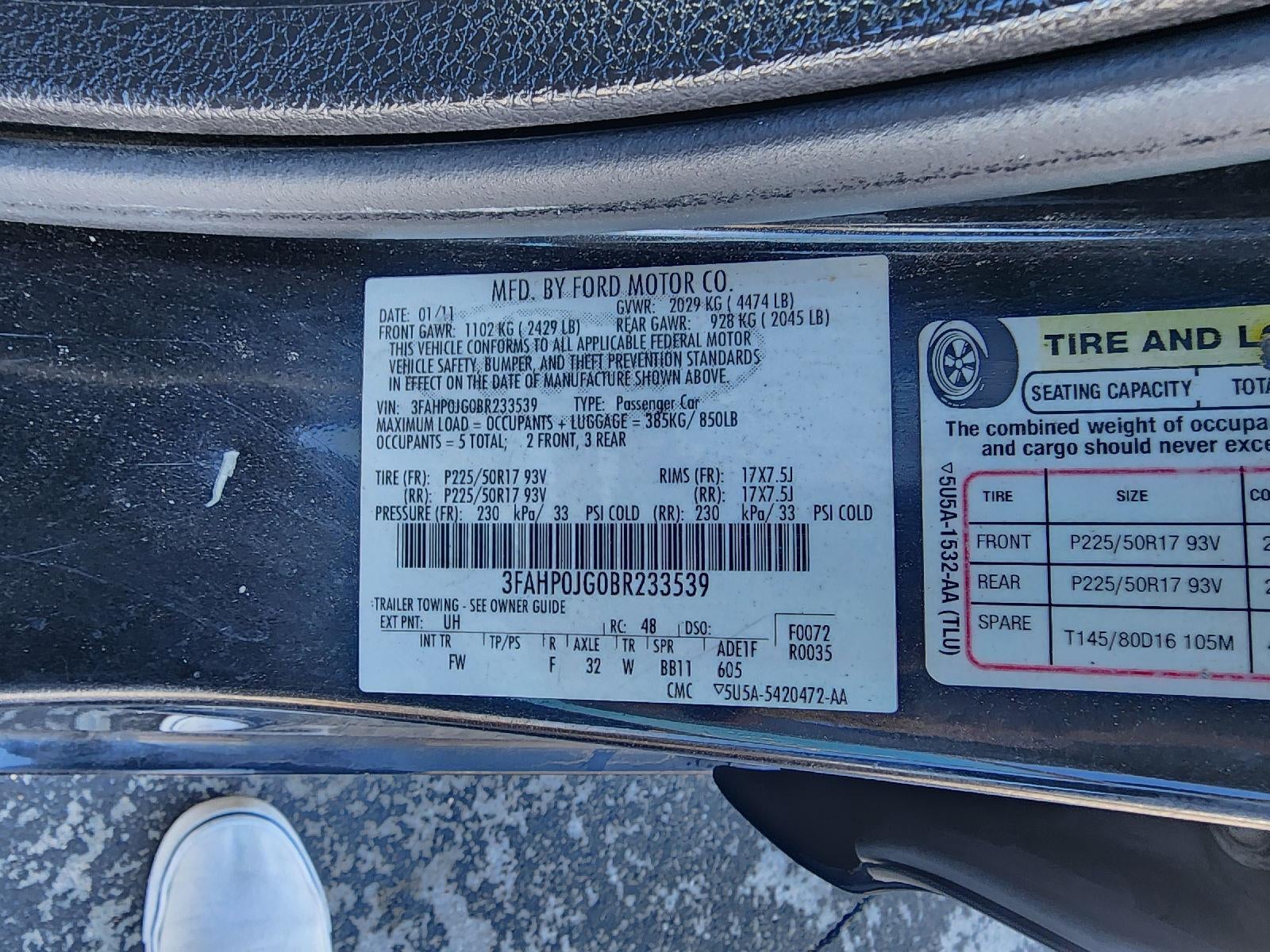2011 Ford Fusion SEL