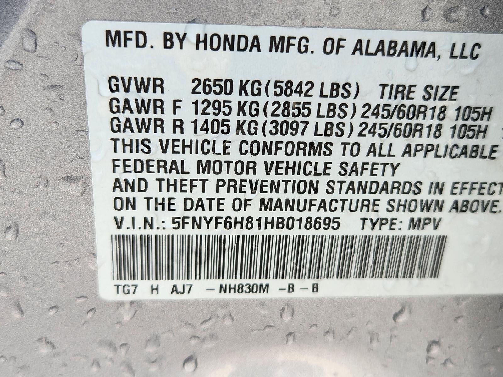 2017 Honda Pilot EX-L