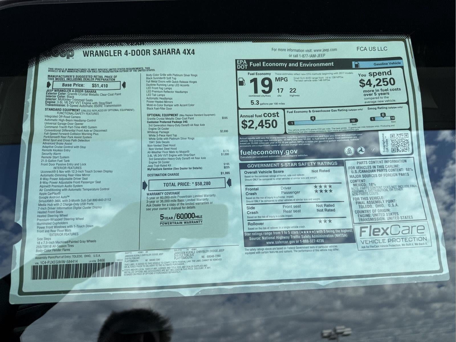 2027 Jeep Wrangler WRANGLER 4-DOOR SAHARA