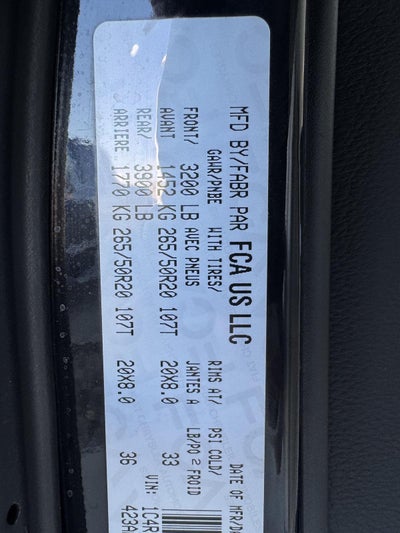 2020 Dodge Durango GT