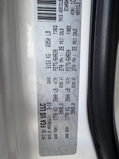 2018 RAM 1500 Laramie Crew Cab 4x4 5'7' Box