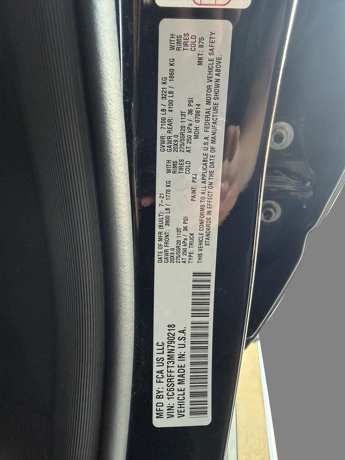 2021 RAM 1500 Big Horn Crew Cab 4x4 5'7' Box