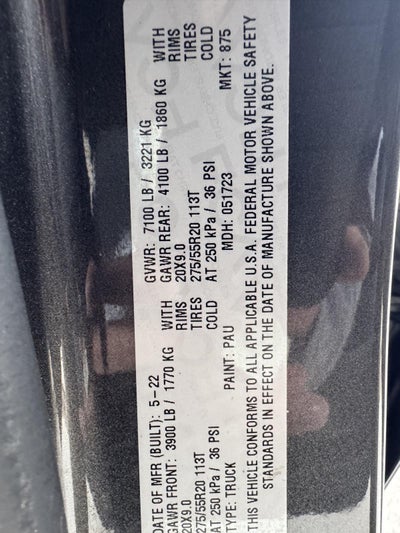 2022 RAM 1500 Laramie Crew Cab 4x4 5'7' Box