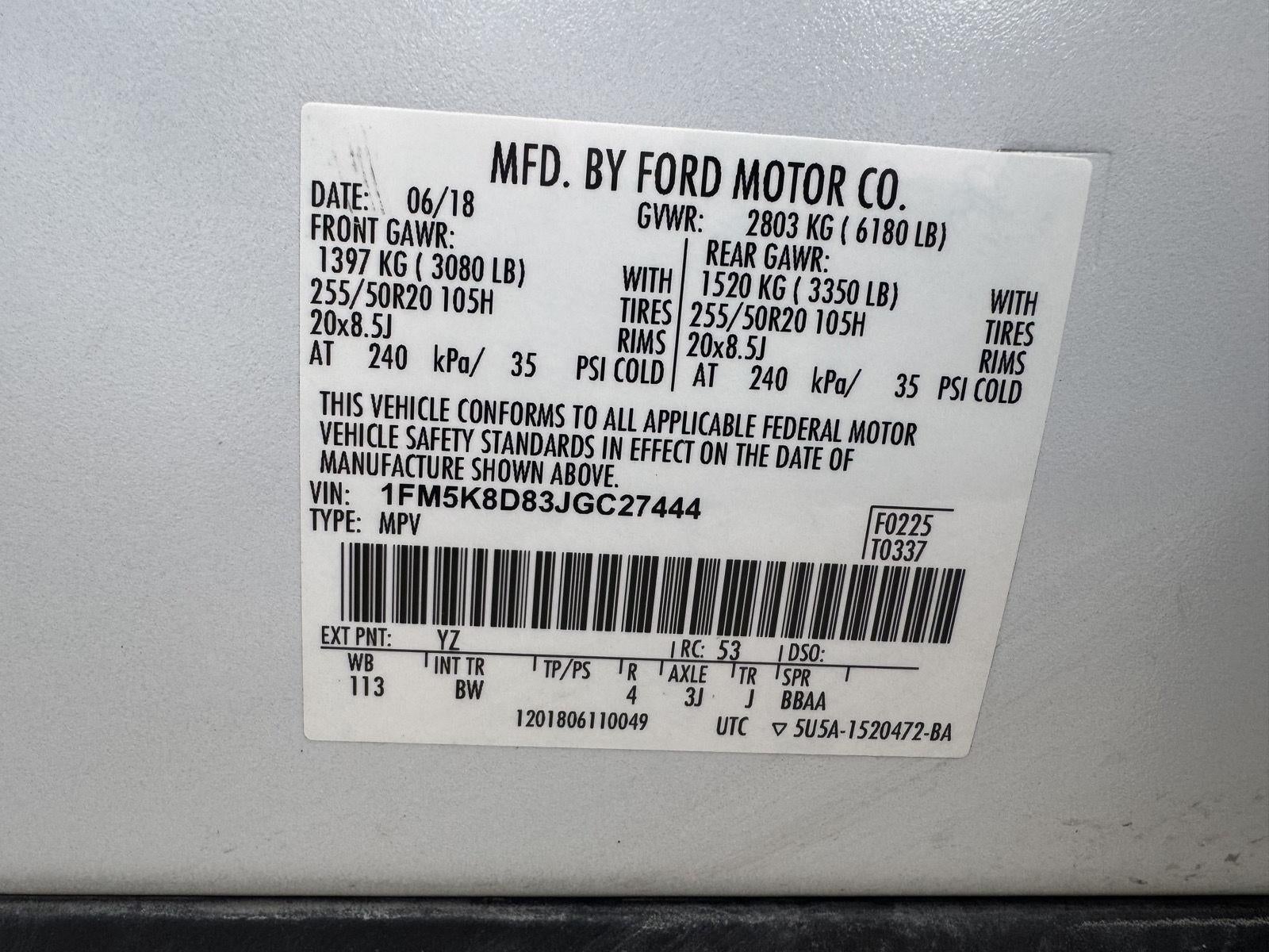 2018 Ford Explorer XLT