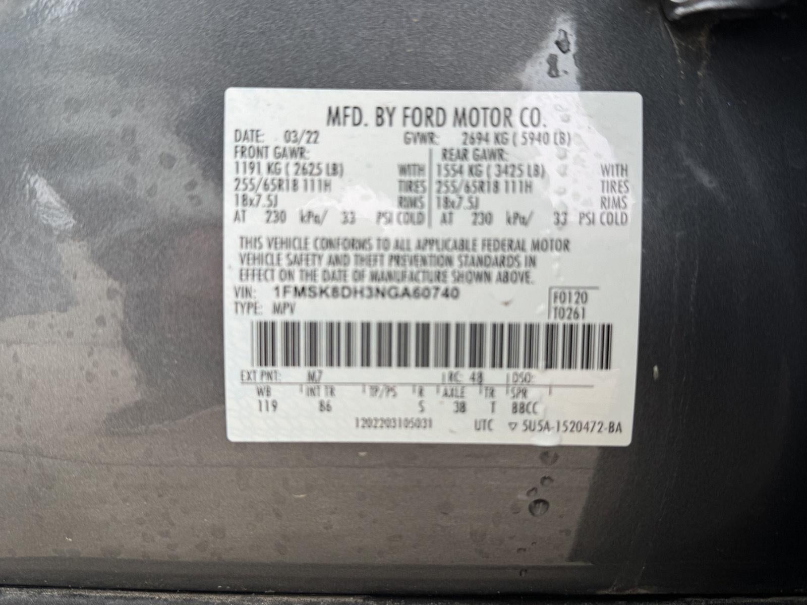 2022 Ford Explorer XLT