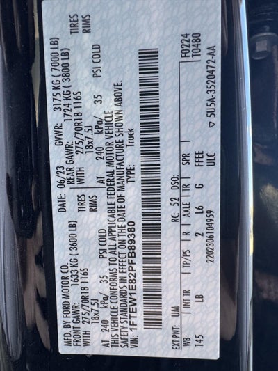 2023 Ford F-150 Tremor