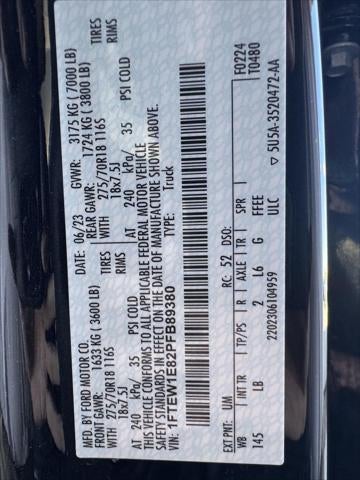 2023 Ford F-150 Tremor