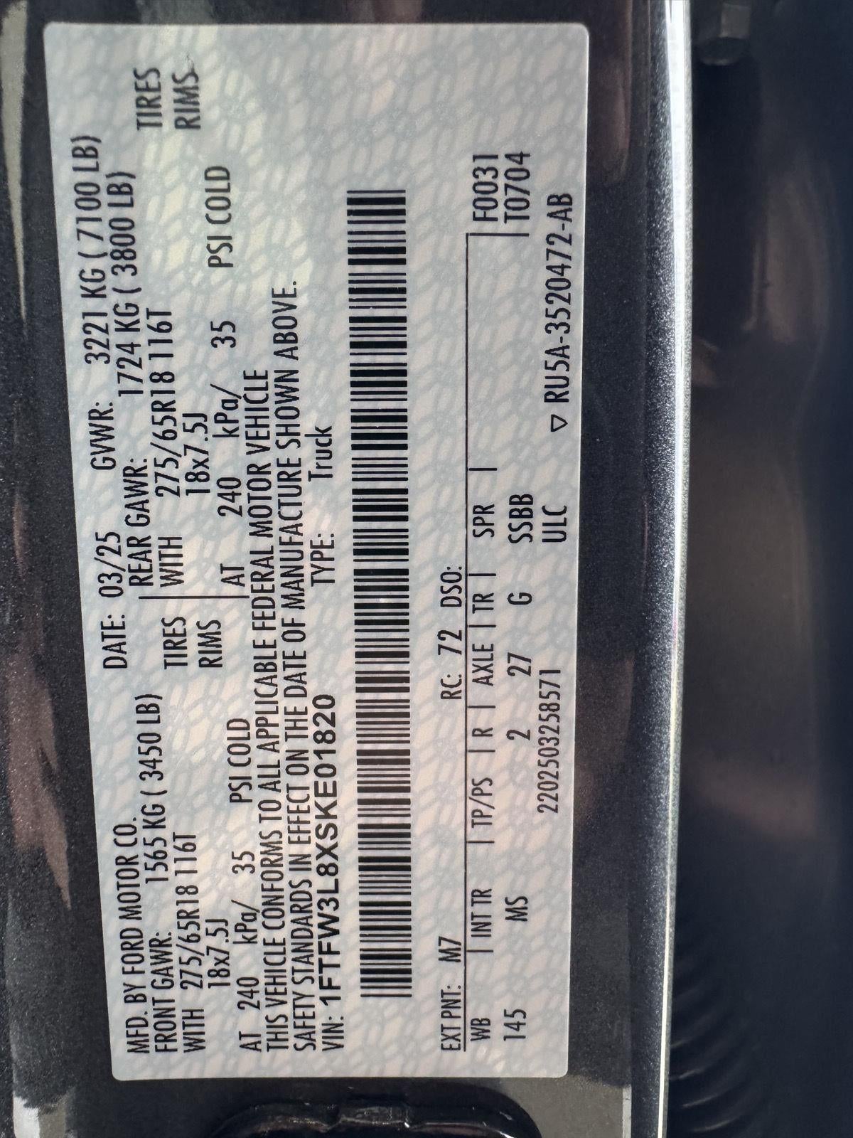 2025 Ford F-150 XLT