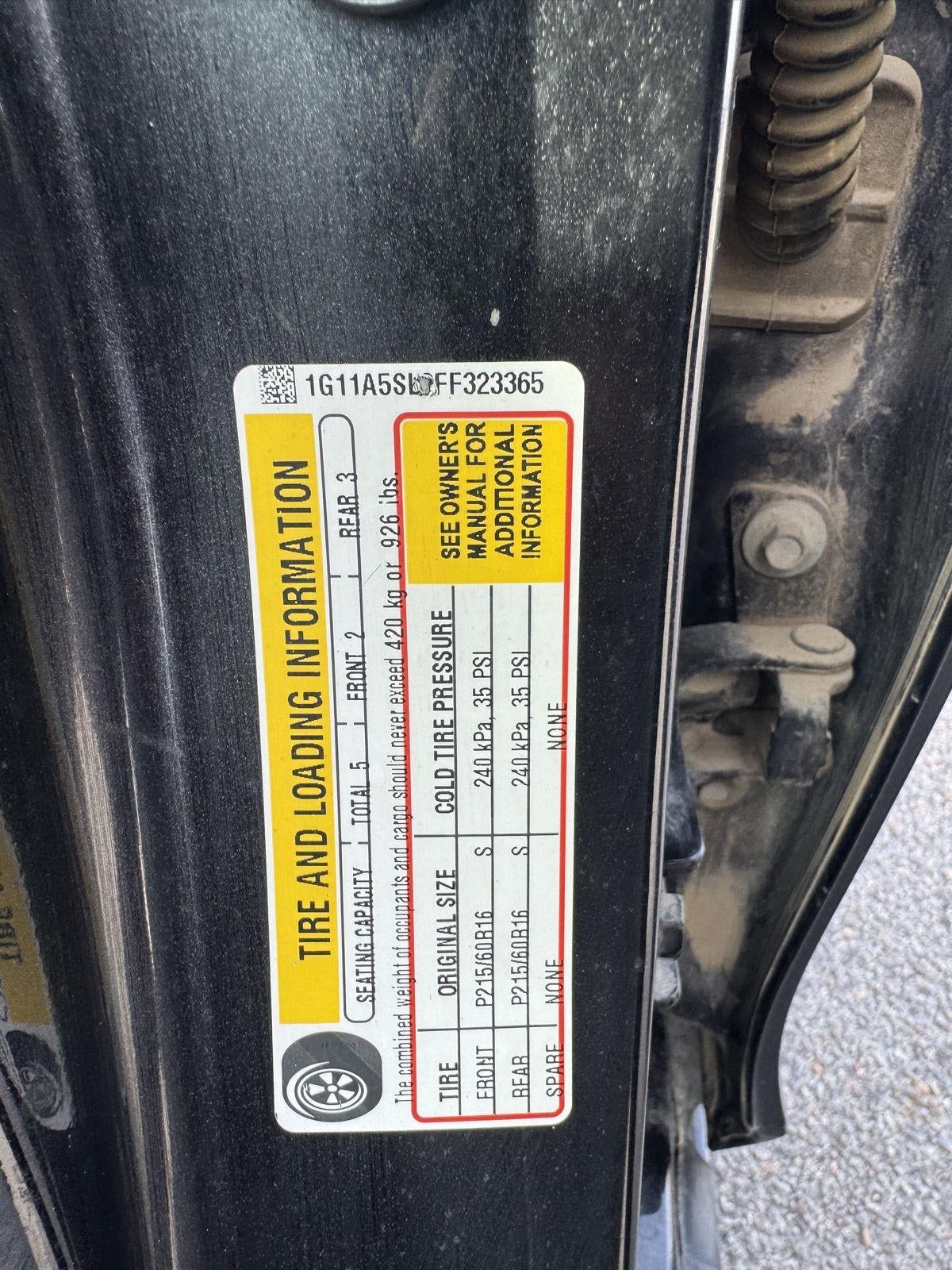 2015 Chevrolet Malibu 1FL