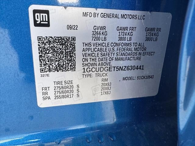 2022 Chevrolet Silverado 1500 4WD Crew Cab Short Bed LTZ