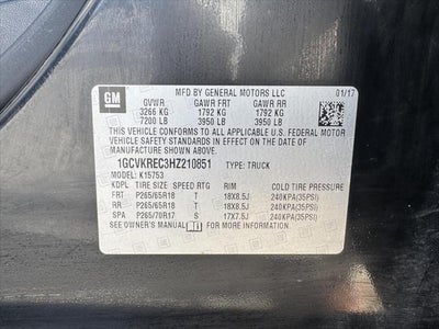 2017 Chevrolet Silverado 1500 2LT