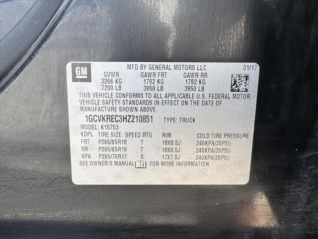 2017 Chevrolet Silverado 1500 2LT