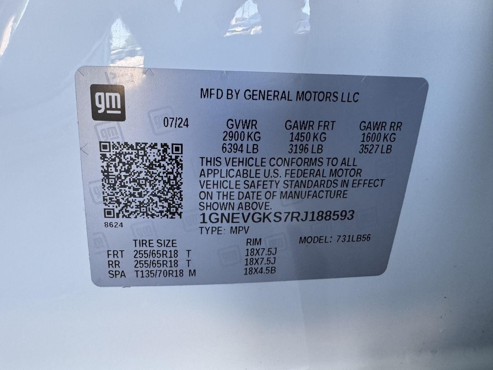 2024 Chevrolet Traverse AWD LT