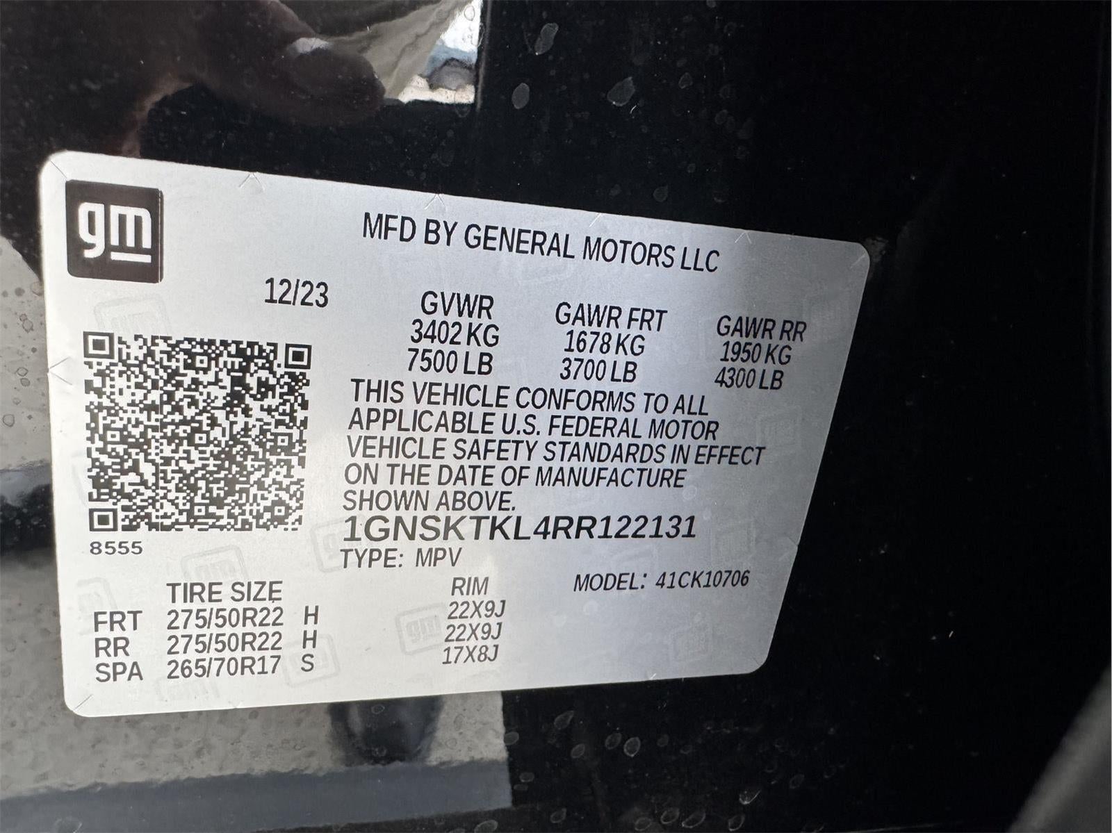 2024 Chevrolet Tahoe 4WD High Country