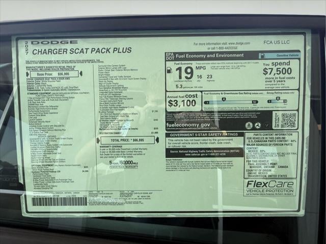 2027 Dodge Charger CHARGER SCAT PACK PLUS 4-DOOR AWD
