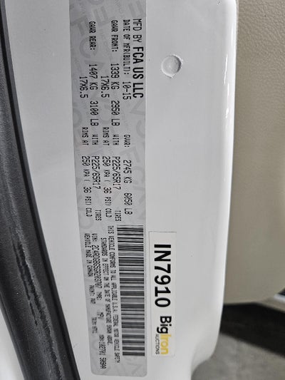 2016 Dodge Grand Caravan American Value Pkg
