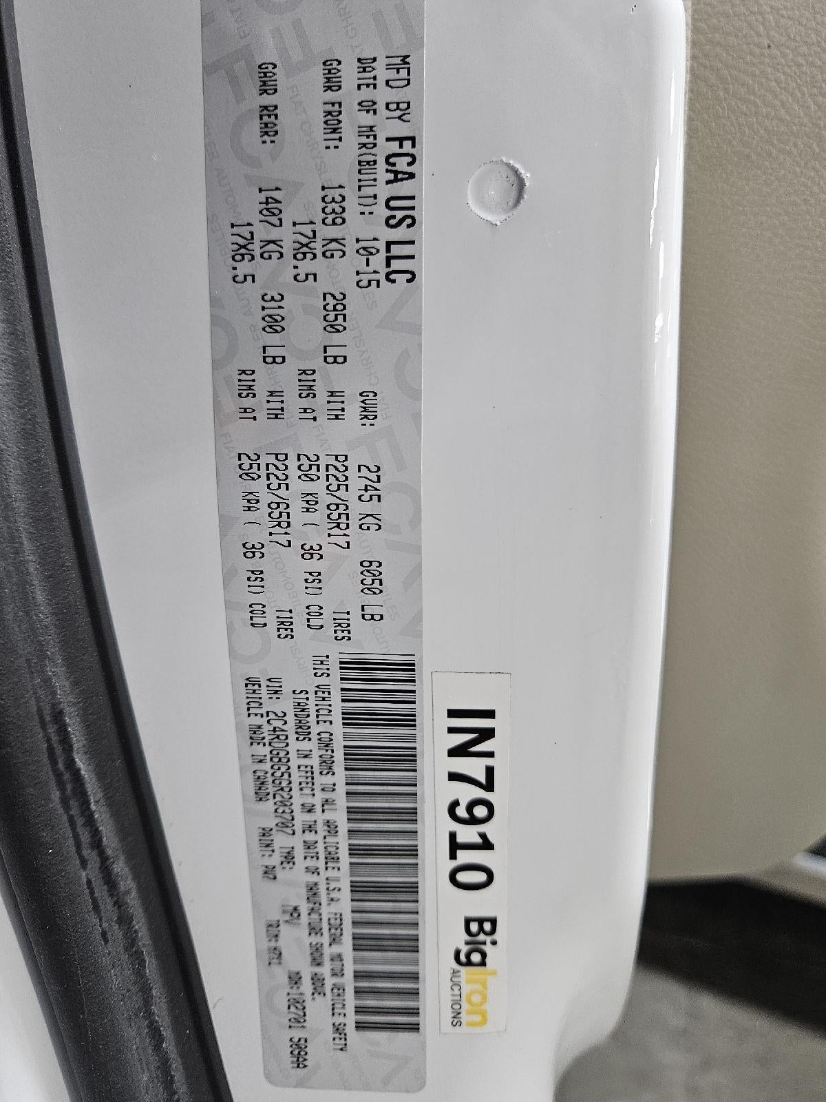 2016 Dodge Grand Caravan American Value Pkg