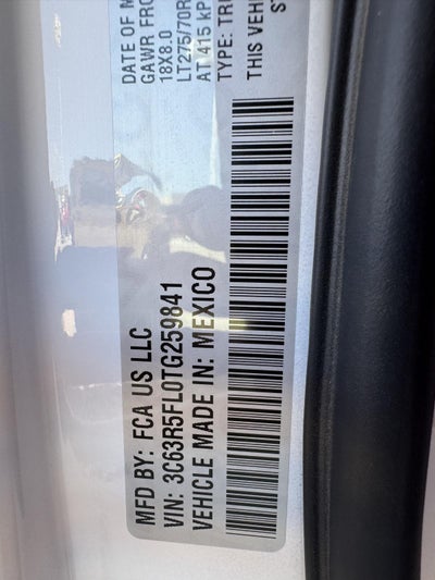 2026 RAM 2500 Laramie Crew Cab 4x4 6'4' Box