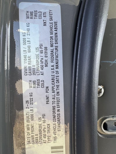 2026 RAM Ram 2500 RAM 2500 LARAMIE CREW CAB 4X4 6'4' BOX