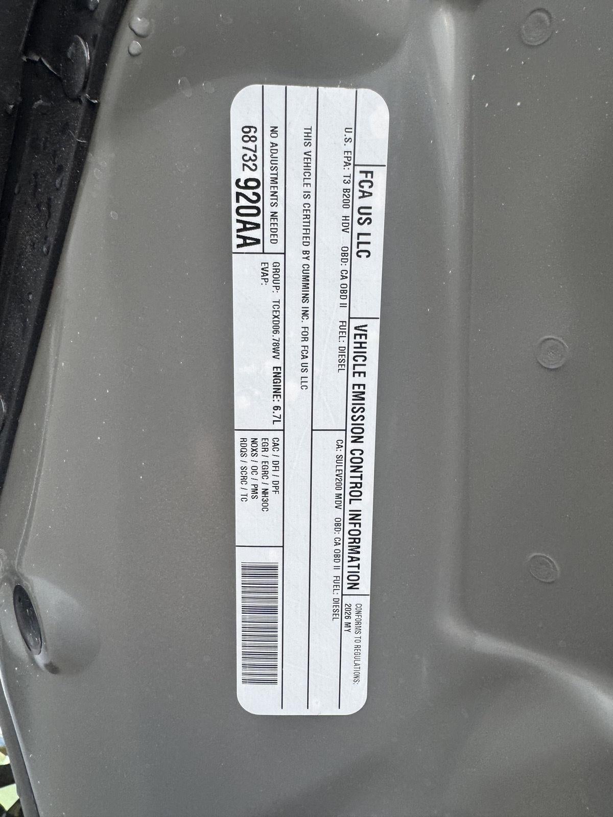 2026 RAM Ram 2500 RAM 2500 LARAMIE CREW CAB 4X4 6'4' BOX