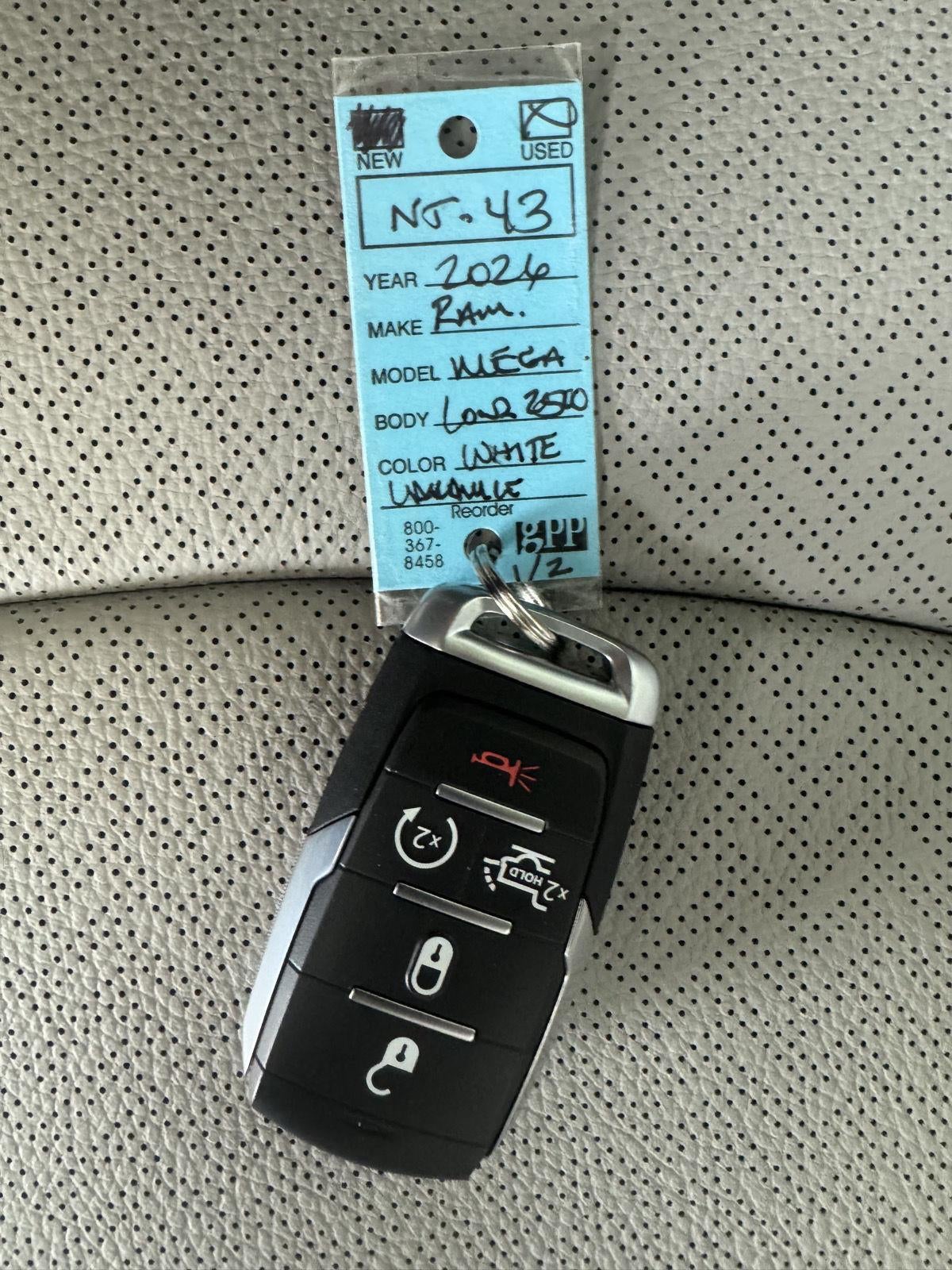 2026 RAM Ram 2500 RAM 2500 LARAMIE MEGA CAB 4X4 6'4' BOX