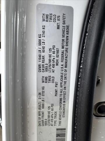 2026 RAM Ram 2500 RAM 2500 LARAMIE MEGA CAB 4X4 6'4' BOX