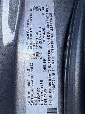 2022 RAM 2500 Power Wagon Crew Cab 4x4 6'4' Box