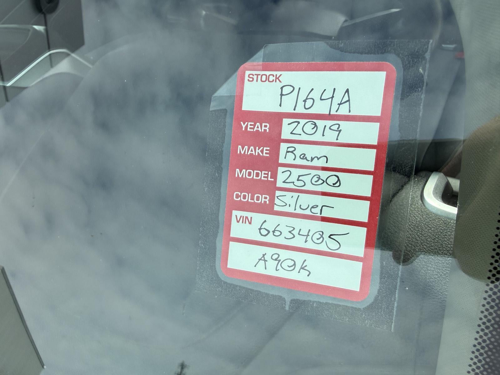 2019 RAM 2500 Big Horn Crew Cab 4x4 6'4' Box