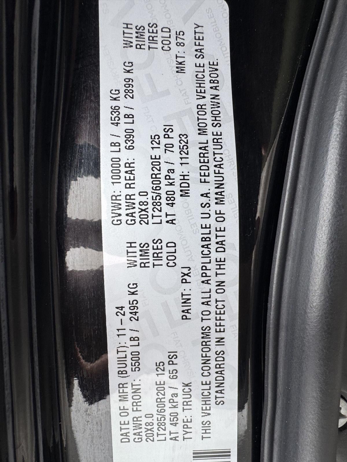 2024 RAM 2500 Big Horn Crew Cab 4x4 6'4' Box