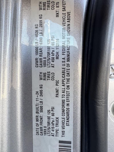 2024 RAM 2500 Big Horn Crew Cab 4x4 6'4' Box