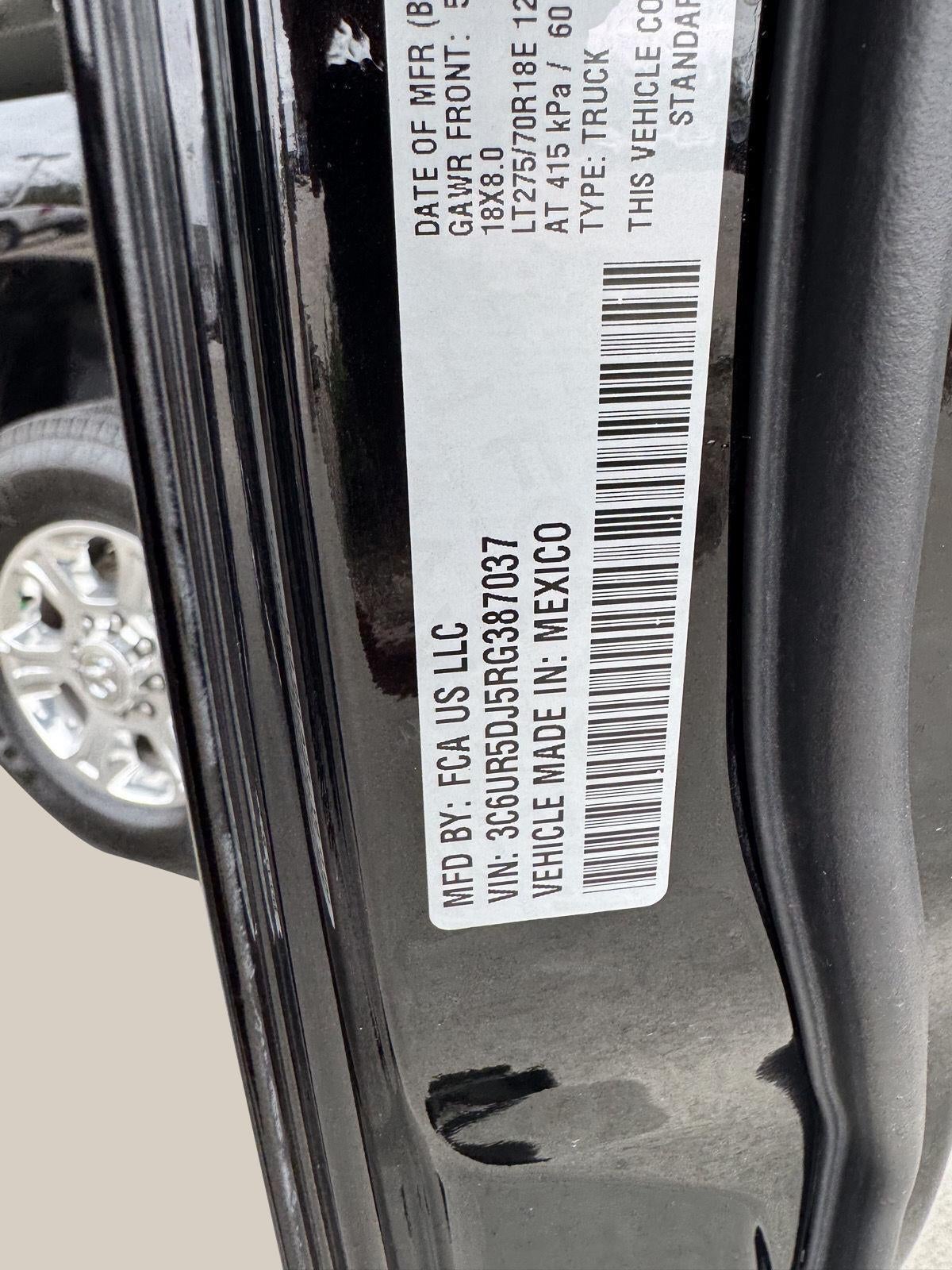 2024 RAM 2500 Big Horn Crew Cab 4x4 6'4' Box