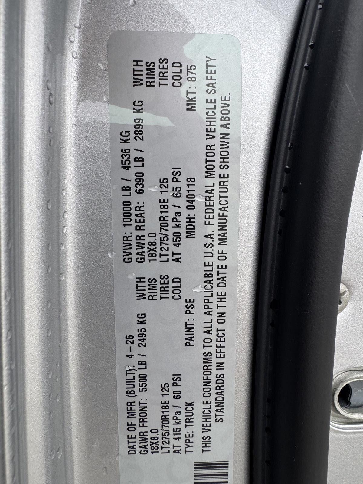 2026 RAM Ram 2500 RAM 2500 BIG HORN CREW CAB 4X4 8' BOX
