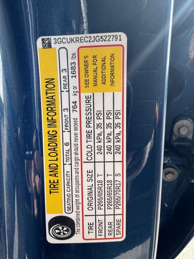 2018 Chevrolet Silverado 1500 1LT