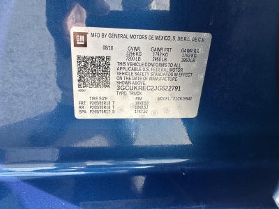 2018 Chevrolet Silverado 1500 1LT