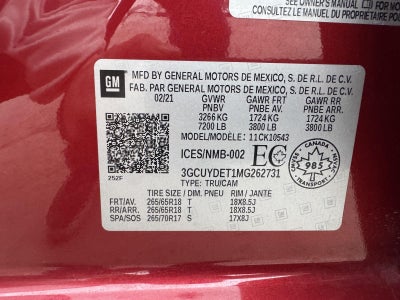 2021 Chevrolet Silverado 1500 LT