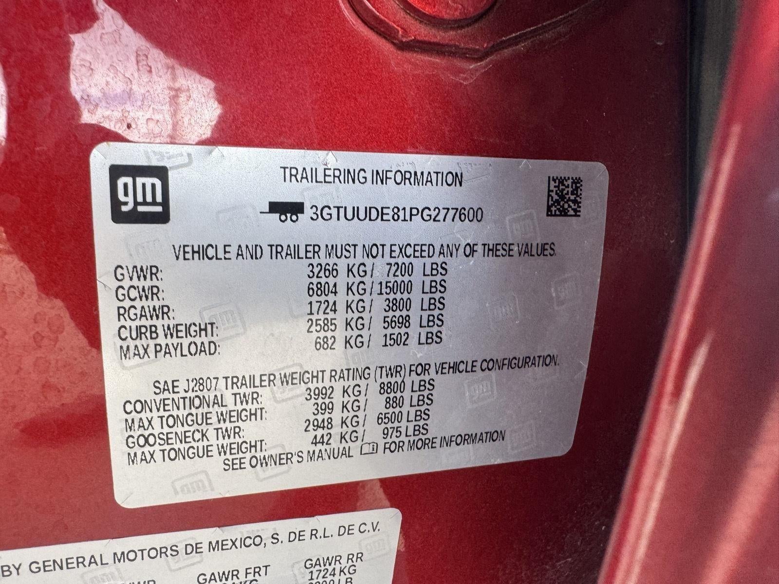 2023 GMC Sierra 1500 4WD Crew Cab Short Box SLT