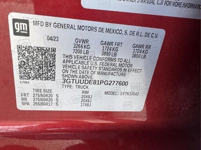 2023 GMC Sierra 1500 4WD Crew Cab Short Box SLT