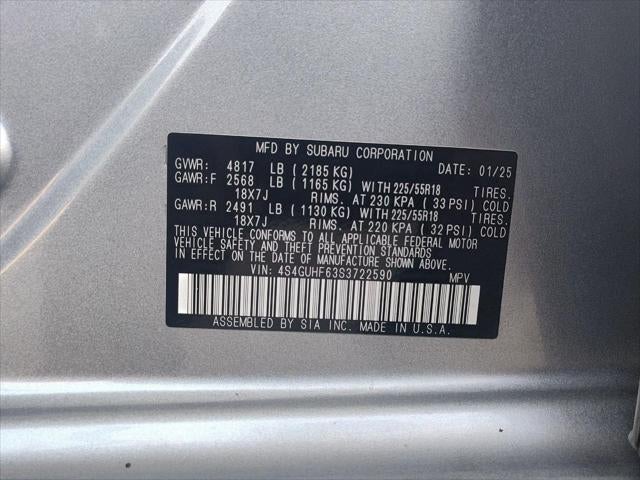 2025 Subaru Crosstrek Sport