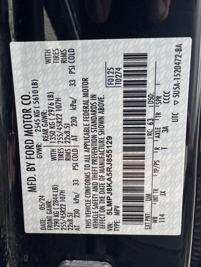 2024 Lincoln Nautilus Reserve