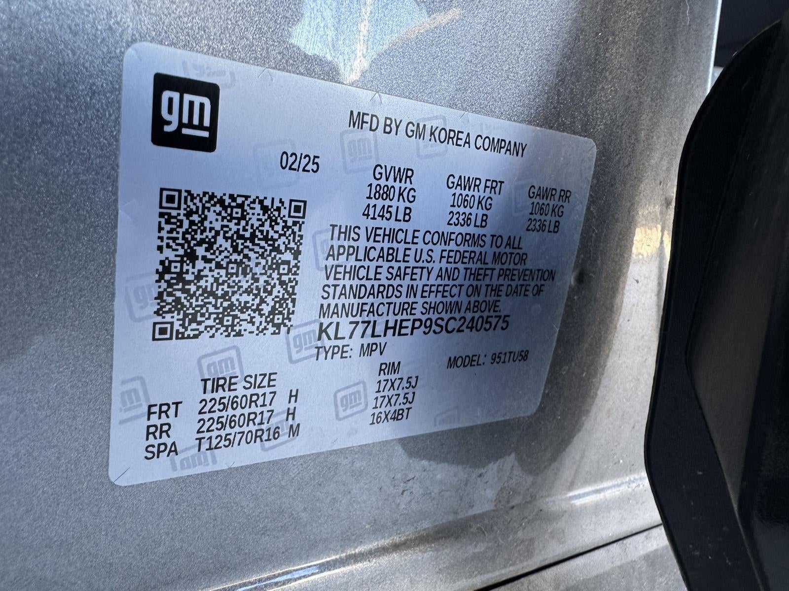 2025 Chevrolet Trax FWD LT