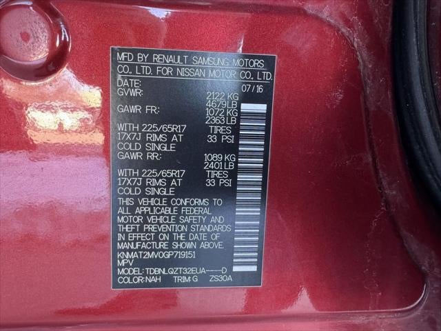 2016 Nissan Rogue SV